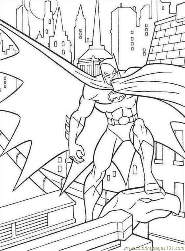 Plansa de colorat cu Batman 83 82
